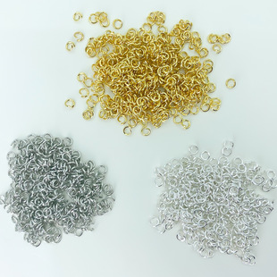 Jewelry Handmade Materials Connecting Rings Iron Rings Open Rings Accessories 7X4 Closed Rings Multiple Colors Available