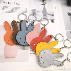 2023 Korean Version Rabbit Keychain, Couple Keychain Holder, Mini Seven-Color Rabbit Year Coin Storage Pouch