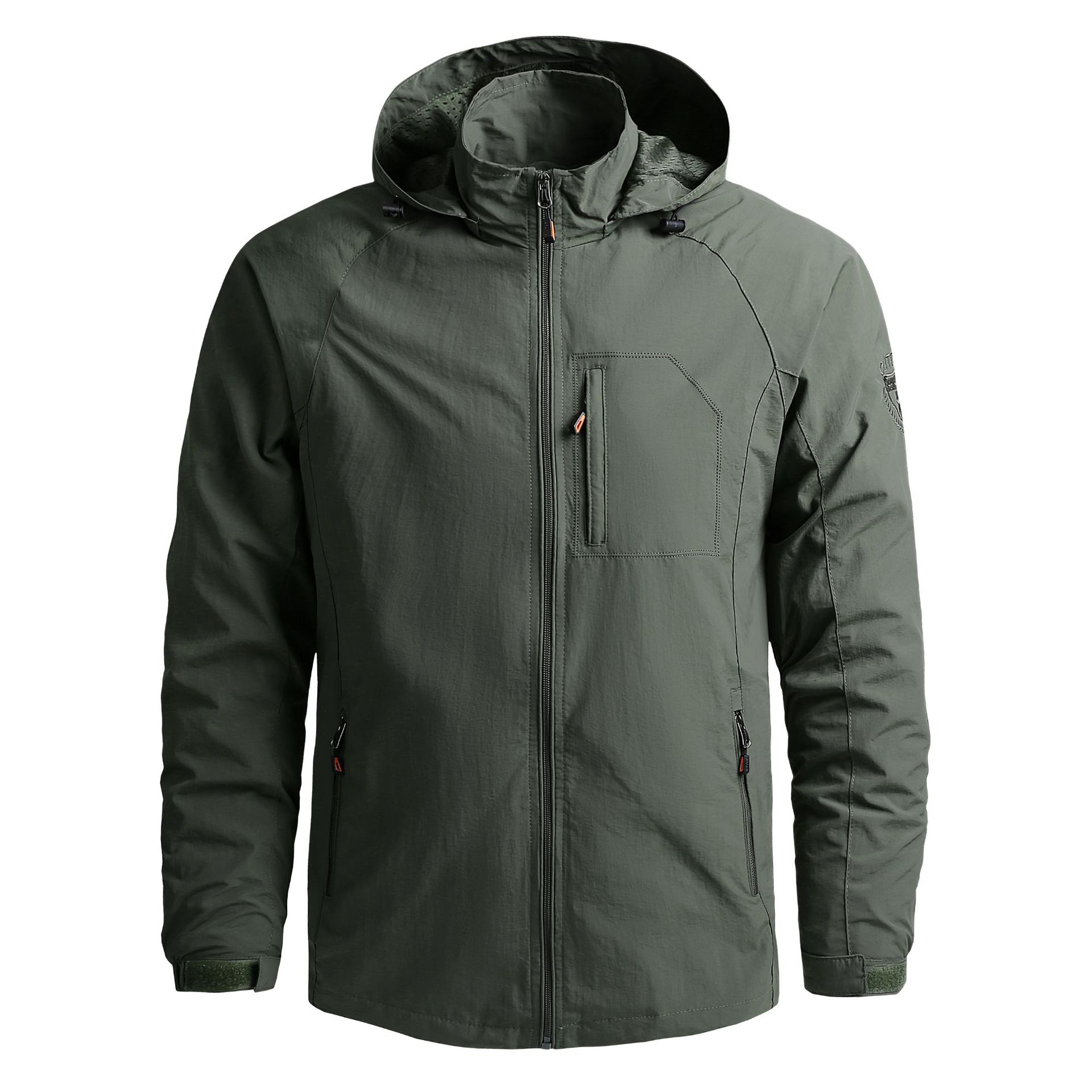 Chaqueta transfronteriza de primavera y otoño para hombres, chaqueta de asalto, chaqueta de ocio al aire libre, abrigo de bolsillo, abrigo grande