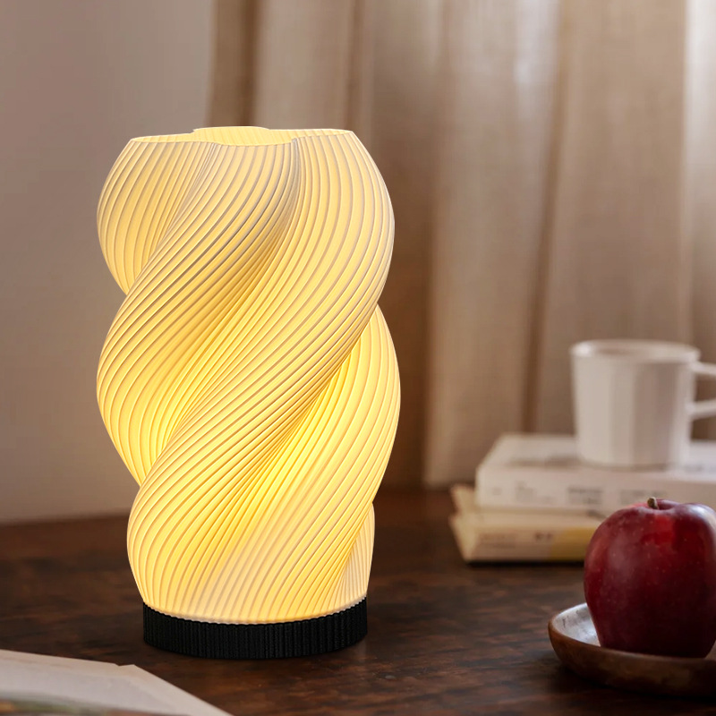 Amazon Lámpara de mesa transfronteriza Lámpara de noche de dormitorio Red de Internet Lámpara de noche explosiva Lámpara de ambiente decorativa Sense avanzado Impresión 3D