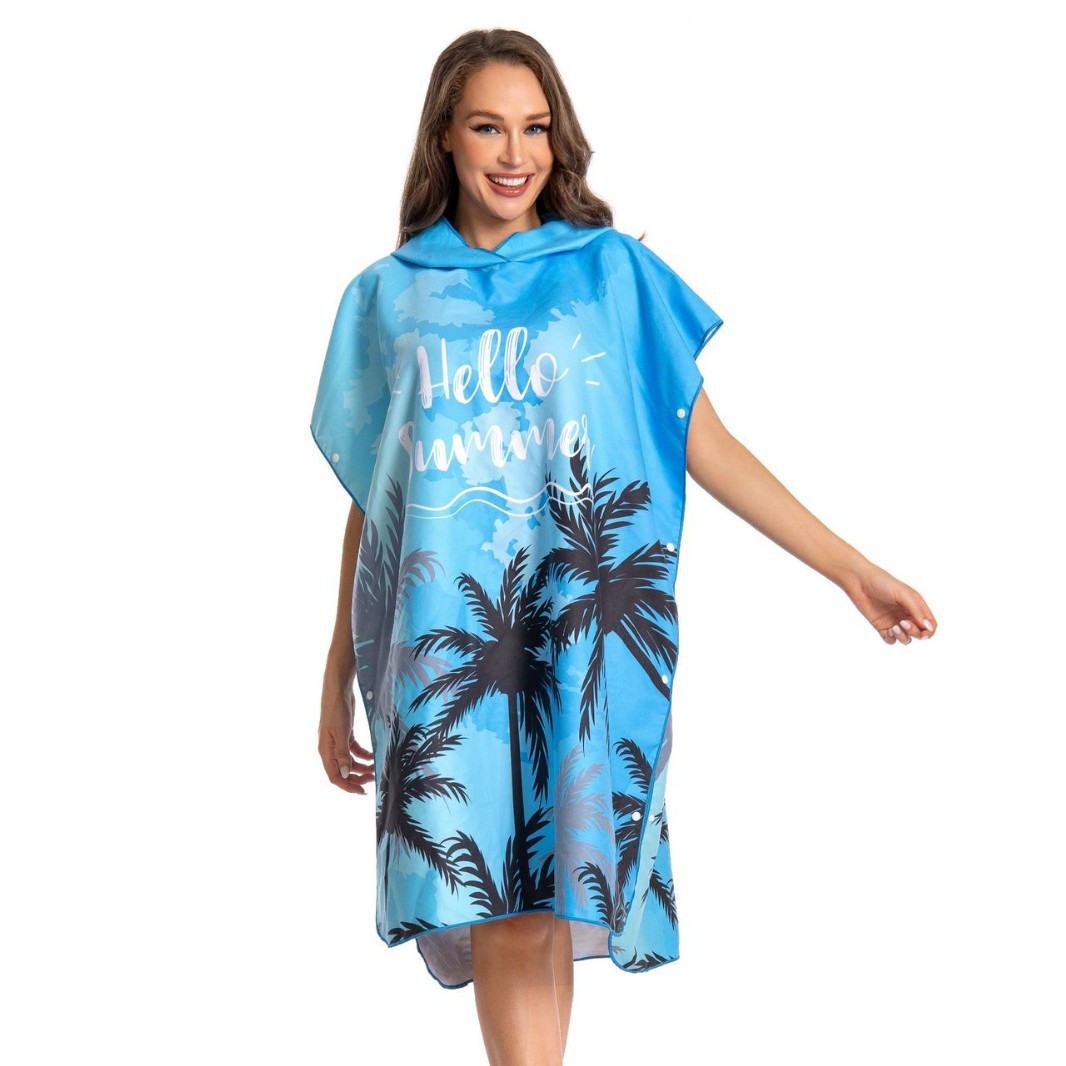 인쇄된 코코넛 나무