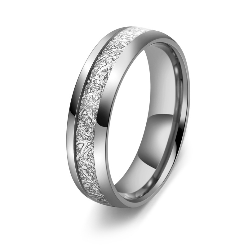 18K Real Gold Plated Plating Material Retro Modern Style Geometric Tungsten Steel Plating Unisex Rings Men Band Rings