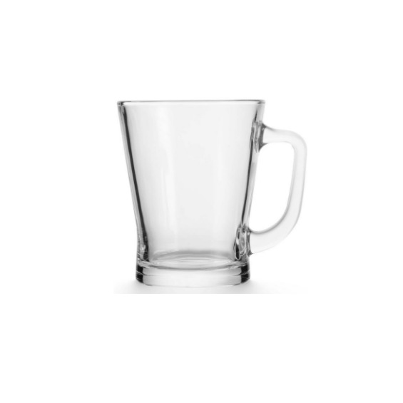 Taza de cerveza creativa taza de cerveza taza de leche taza de jugo taza de vidrio casera taza de agua con mango comercial logotipo al por mayor