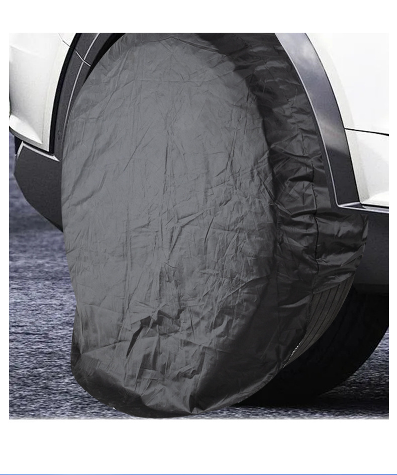 Car Tire Cover Camper RV Tire Protection Cover Outdoor Sun Protection Spare Tire Cover Universal Dustproof Tire Cover
