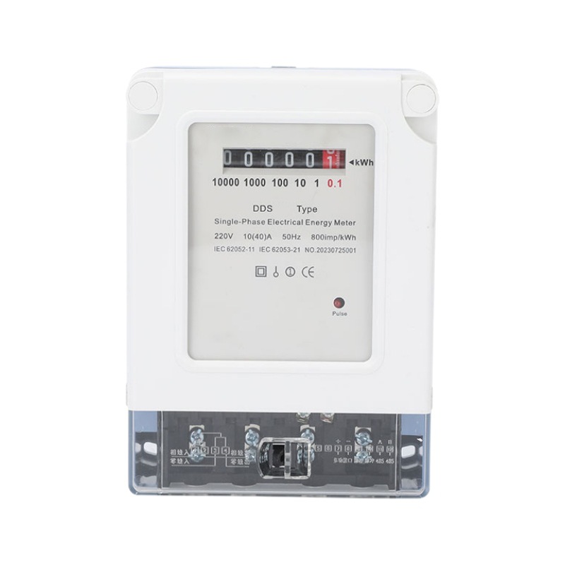 DDS monofásico 220V medidor de pared medidor de energía eléctrica inteligente contador de medidor de energía eléctrica electrónico bifásico