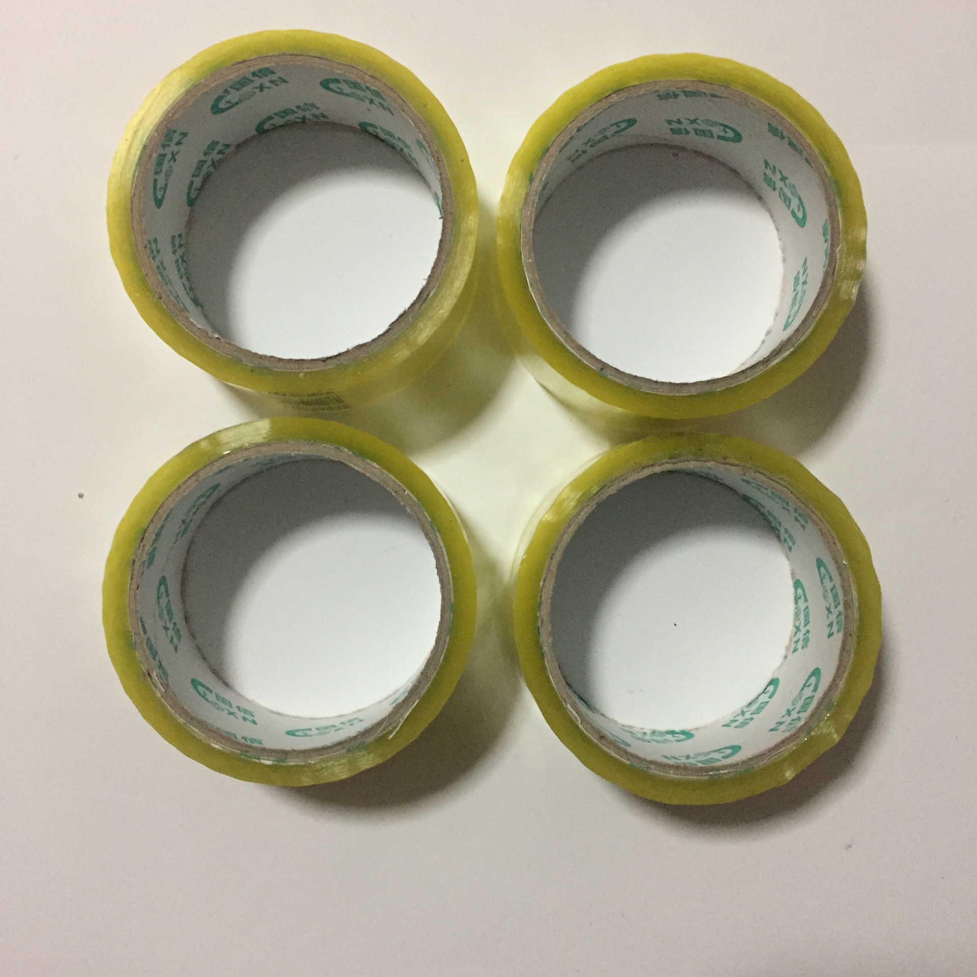 国信透明胶带4.5cm*160y强粘封箱宽胶条肉厚8mm粘胶封口胶条胶布