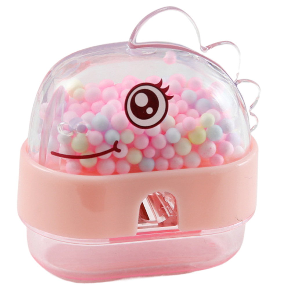 Bonito dinosaurio espuma bola lápiz cuchillo de lápiz de bola de burbujas colorida Tiranosaurus afilador de lápiz estudiante cuchillo de lápiz papelería