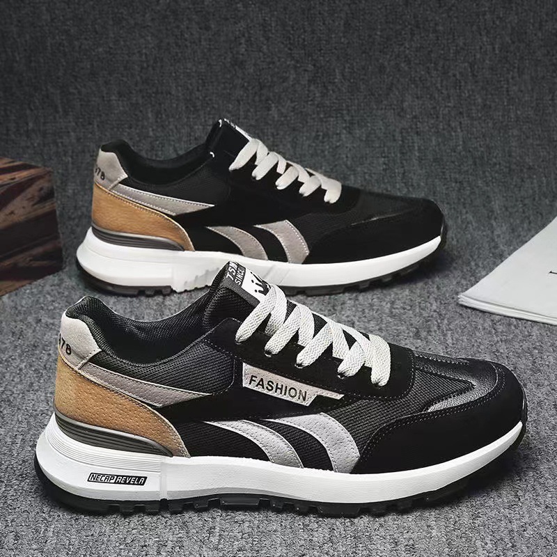 Nuevos zapatos de pareja coreanos de estilo gay, zapatos de malla Gump, zapatos de moda para hombres, zapatos de mujer, zapatos de waffle, zapatos casuales transpirables image 1