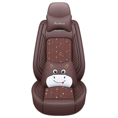 bread small goods car seat — Modelə uyğun (Original) oturacaq örtükləri - bls-noble-coffee-cartoon-version-single-seat-11