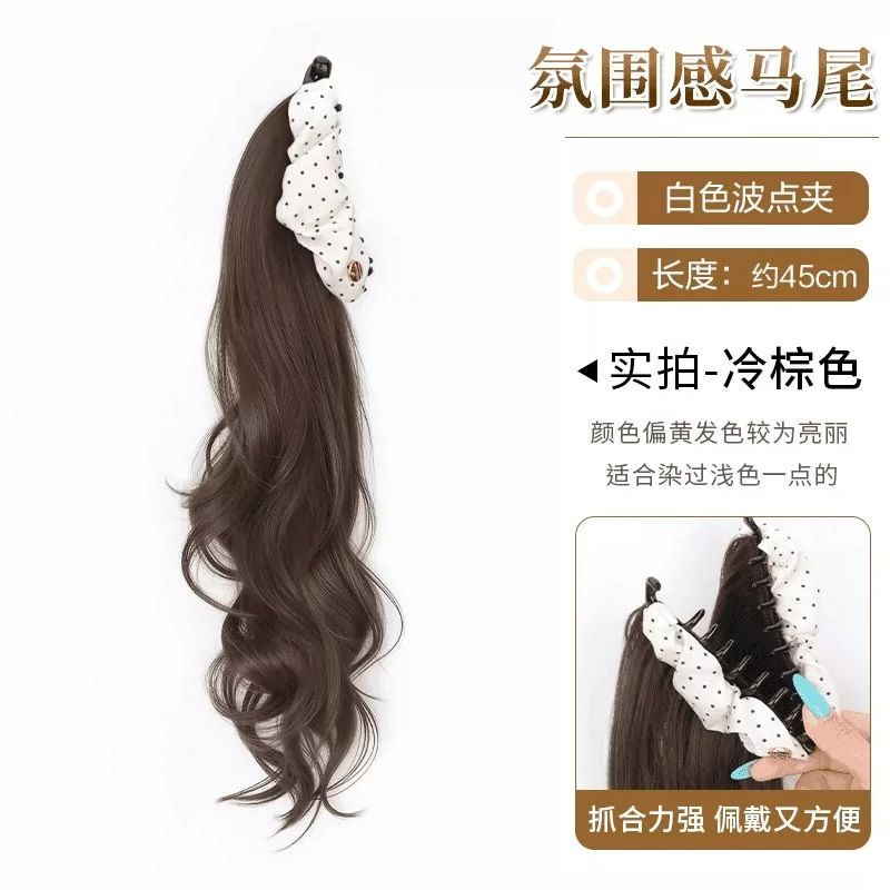 Coleta de Caballo con Clip Banana de Fibra de Alta Temperatura, Hecho a Mano, para Mujeres image 10