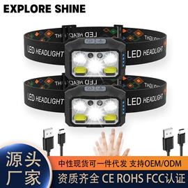 头灯头戴电筒;手电筒;太阳能灯