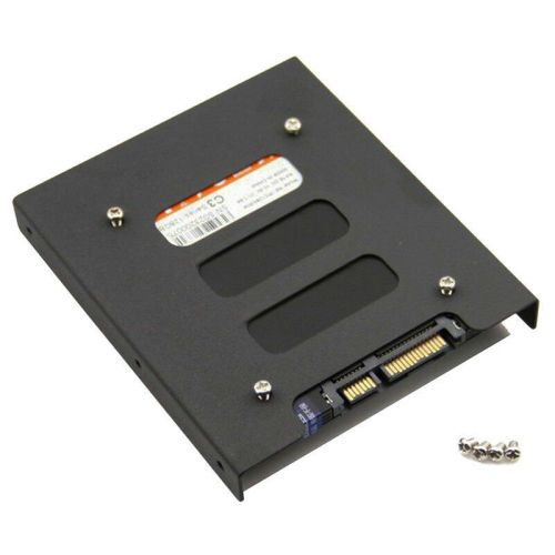 Solid state drive bracket 2.5 to 3.5 inch desktop SSD hard drive iron frame metal thickened bracket with 8 screws