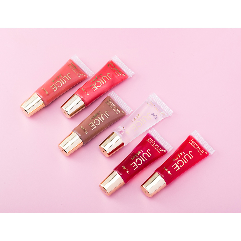 Julystar's best-selling Hydrating Lip Gloss with fruity flavor, long-lasting moisturizing and hydrating soft tube lip gloss set undefined