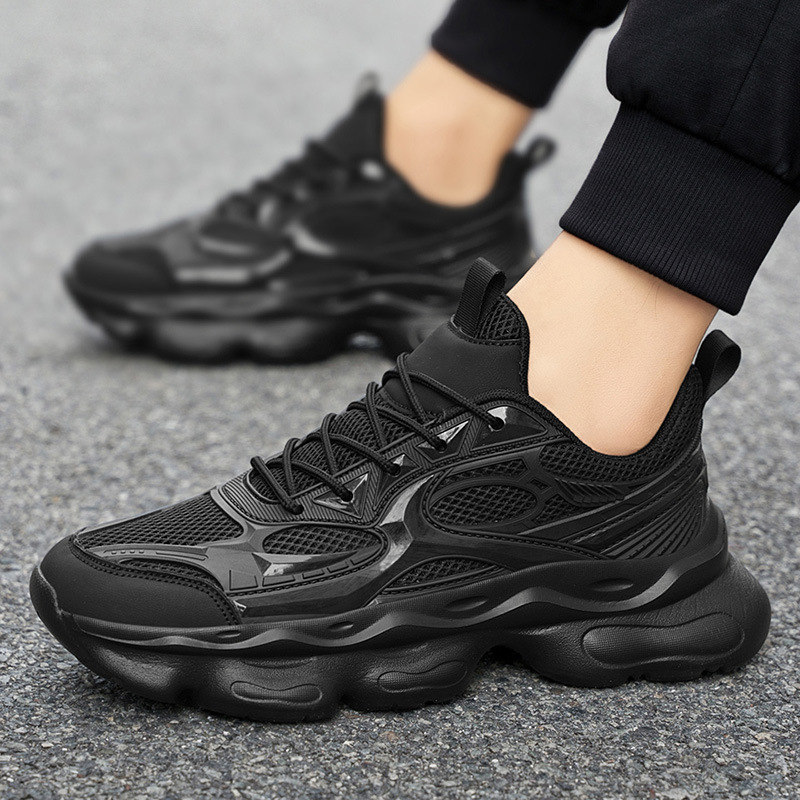 2025 primavera nuevo cross-border ligero y transpirable zapatos de papá casual de suela gruesa zapatos de moda de estudiantes zapatos deportivos de hombre