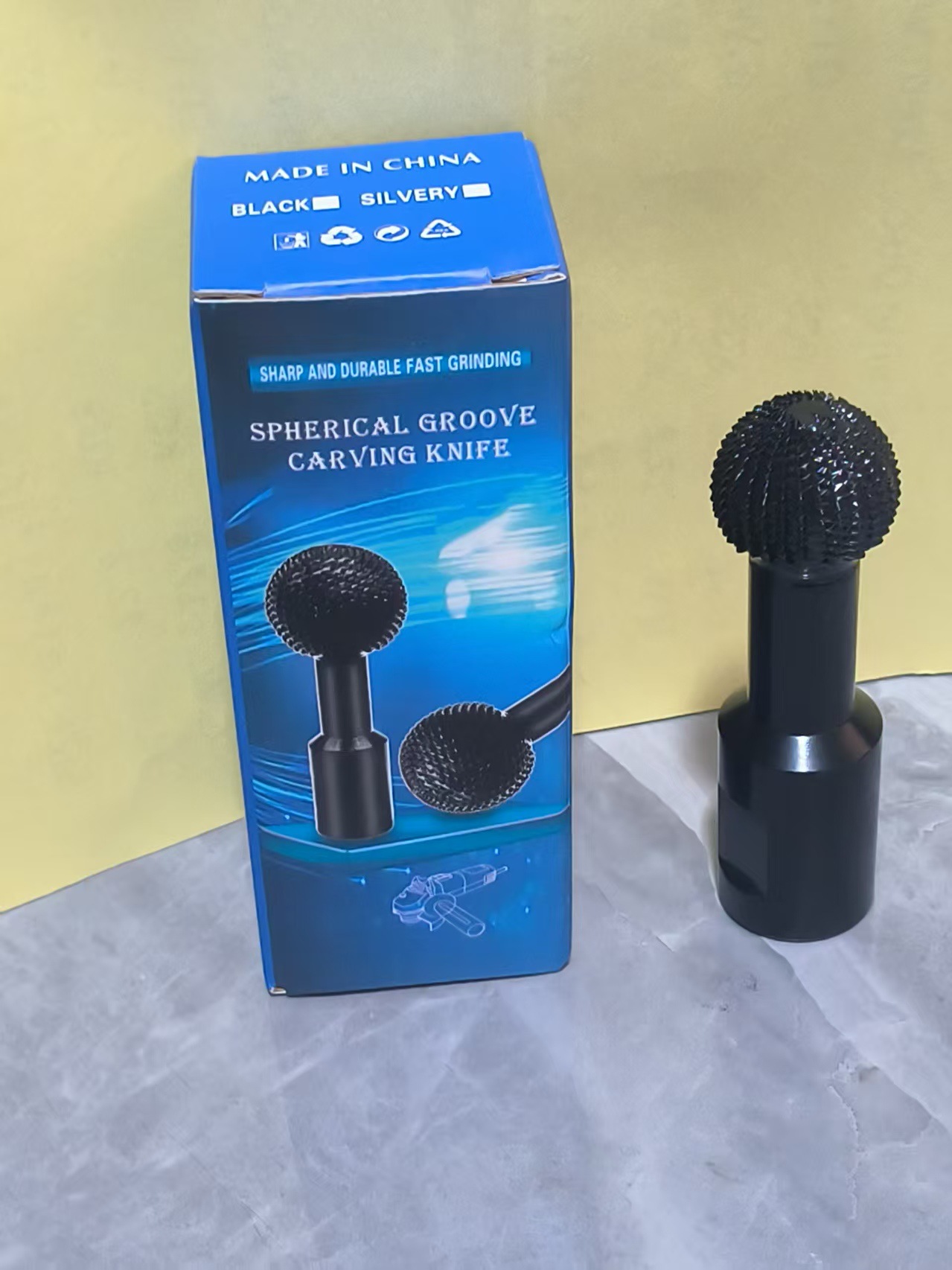 25MM 헤드 직경, 나사산 14MM, 검정색