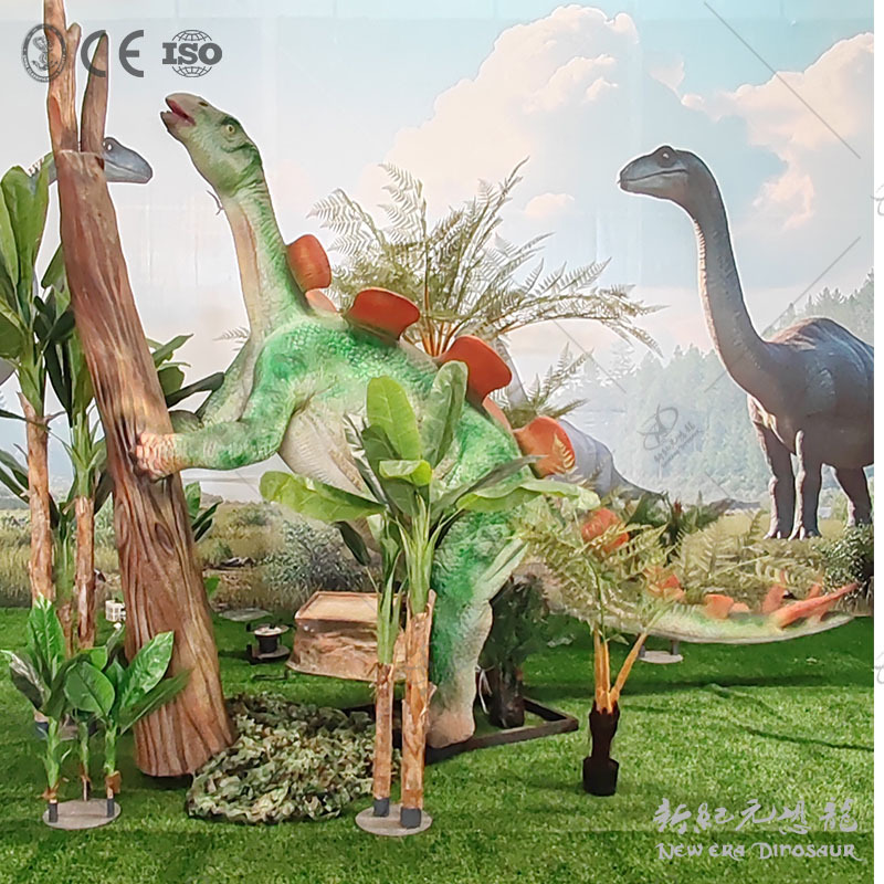 Parque de atracciones al aire libre simulación de dinosaurios escultura de animales gran tiranosaurus centro comercial escénico parque de dinosaurios decoración portal