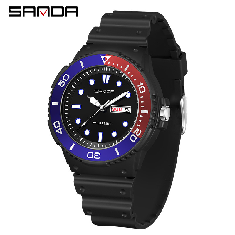 3283 black red blue