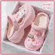 Sanrio Women's Cave Shoes Kulomi Big Ear Dog Parchal Dog HelloKitty Platform Outdoor Beach
