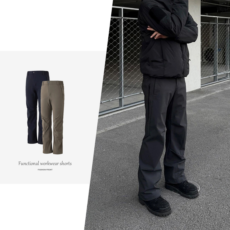 OK Brothers Bird Home "macai Hard Shell Ski Pants" Spring Outdoor Straight Pants Sports Casual Pants