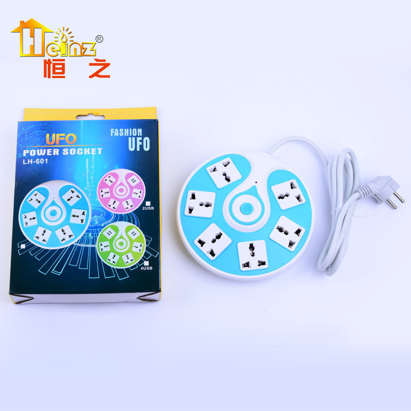 Comerciante principal conector de conexión creativo 601 nuevo platillo volador características UFO placa de conexión USB de carga