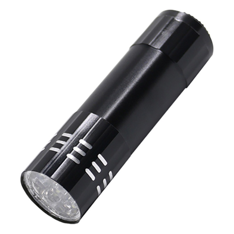 Purple UV lámpara 9LED linterna multifuncional UV linterna detección de fugas curado nail art dinero detector lámpara de la lámpara de Woods