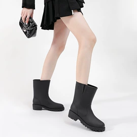 女式雨鞋;塑料拖鞋;平底拖鞋