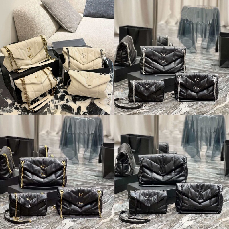 2025 Yang Shulin New Loulou Bag Single Shoulder Crossbody Chanel-Style Quilted Chain Women's Messenger Bag 2025 Yang Shulin New Loulou Bag Single Shoulder Crossbody Chanel-Style Quilted Chain Women's Messenger Bag