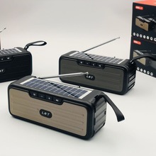 新款私模L8T太阳能无线蓝牙音箱户外便携式收音机迷你手机小音响