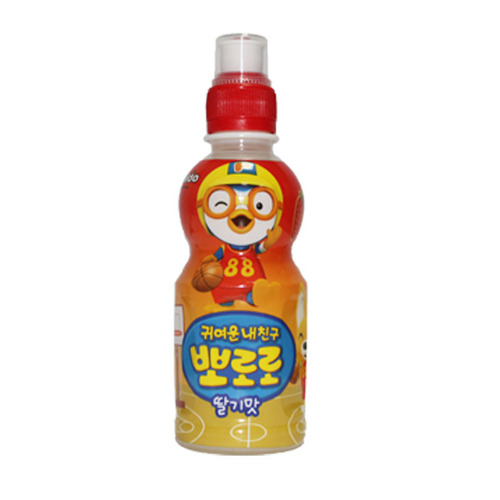 Korean imported Bolelele fruit-flavored children's drink Bao Lulu drink 235ml*24 bottles lactic acid bacteria drink