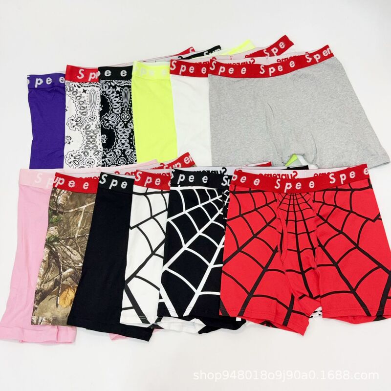 Sup Foreign Trade Fashion Couple's 2-Pack Boxer Briefs Large Size Street Style Hip-Hop Leggings Wholesale Sup Foreign Trade Fashion Couple's 2-Pack Boxer Briefs Large Size Street Style Hip-Hop Leggings Wholesale