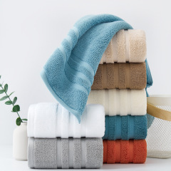 40*80延長厚手タオル200グラム無地サテンタオルプレゼント刺繍ロゴタオル8色