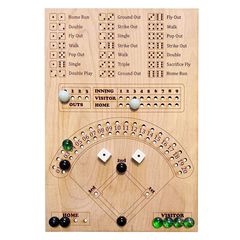 クロスボーダー木製野球サイコロボードゲーム小道具野球サイコロボードゲームパーティーゲーム