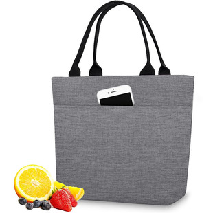 Factory Direct new large capacity thermal insulation bag office worker portable portable lunch bag outdoor picnic bag ice bag