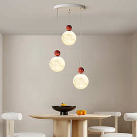 德国柏曼国王湖餐厅吊灯轻奢吧台餐桌灯具现代简约卧室月球小吊灯