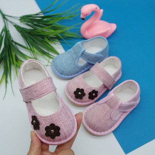 Wholesale Baby Handmade Cloth Shoes with Thousand-Layer Soles, Sweat-Absorbent, Non-Slip, Breathable, Good Traditional Boys and Girls Indoor Toddler Kindergarten