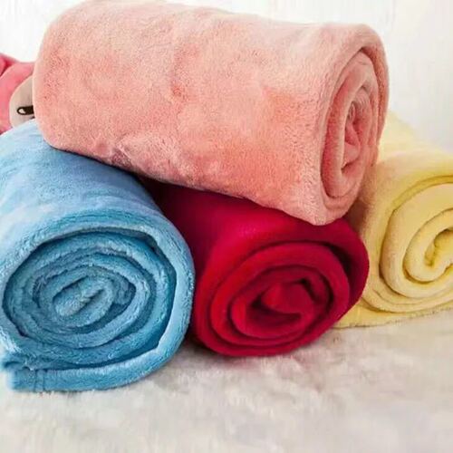 Solid color blanket, double-sided flannel, winter warm blanket, coral velvet cover blanket, air-conditioning blanket, universal throughout the year