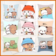 アニメの表情は一二布の漫画を包んで枕を抱いて誕生日のプレゼントの周辺の贈り物を敷きます。
