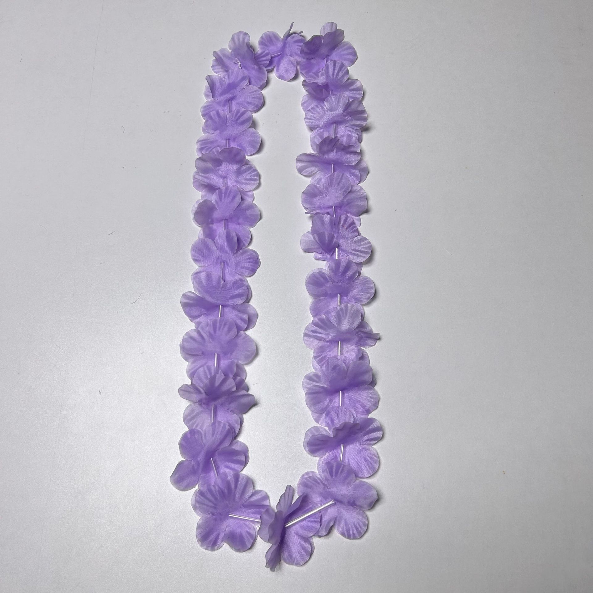 Transfronterizo hawaiano colorido 24 pétalos de 6 cm ceremonia de graduación espectáculo de guirlandas de poliéster fabricantes