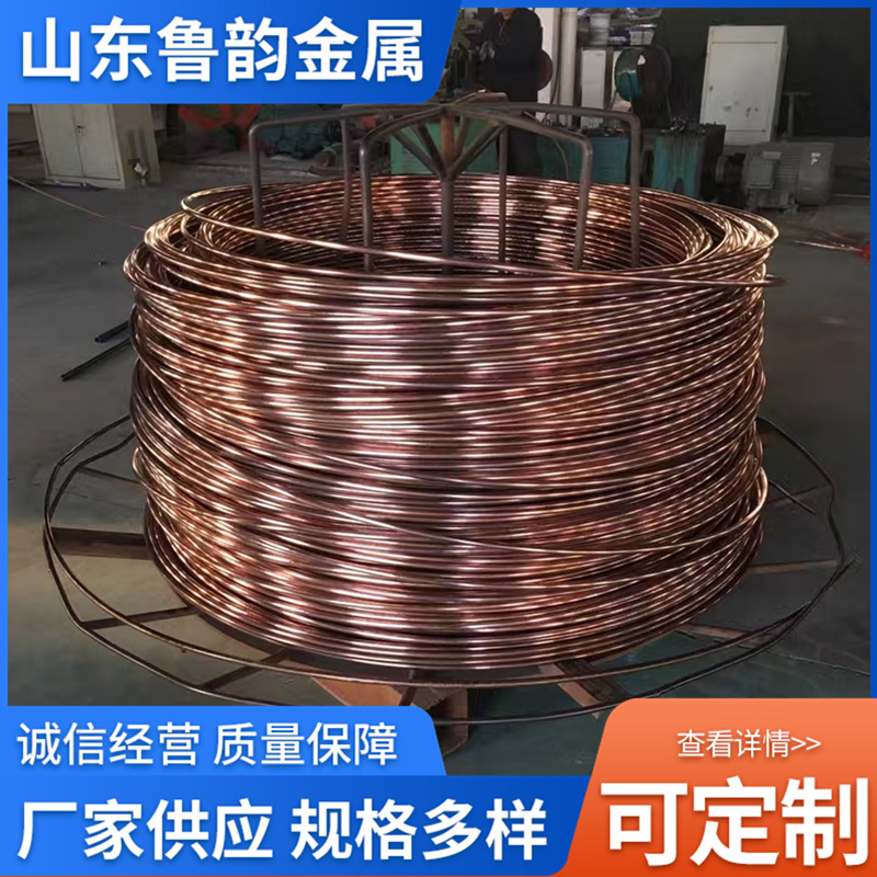 镀铜圆钢接地线水平接地线镀铜包钢圆钢厂家批发铜包钢镀铜包钢