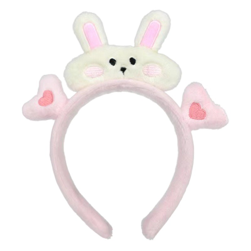 2023 nuevos dibujos animados lindos animales de peluche rana cabello muñeca estereoscópica conejo oso lavar la cara cabello