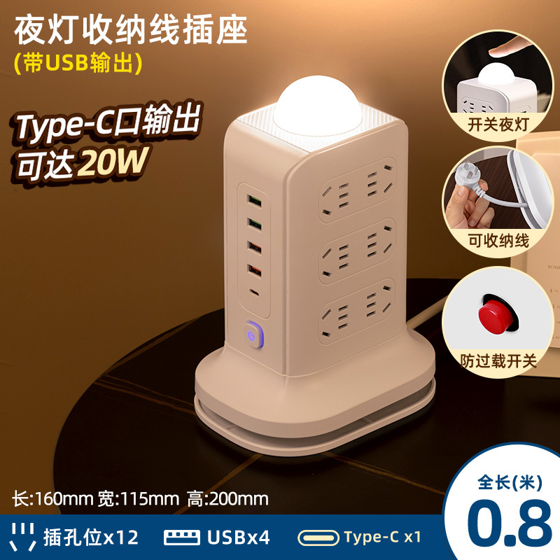 Toma de carga inalámbrica tridimensional con carga rápida USB hogar estudiante dormitorio enchufe tablero poroso multifunción enchufe