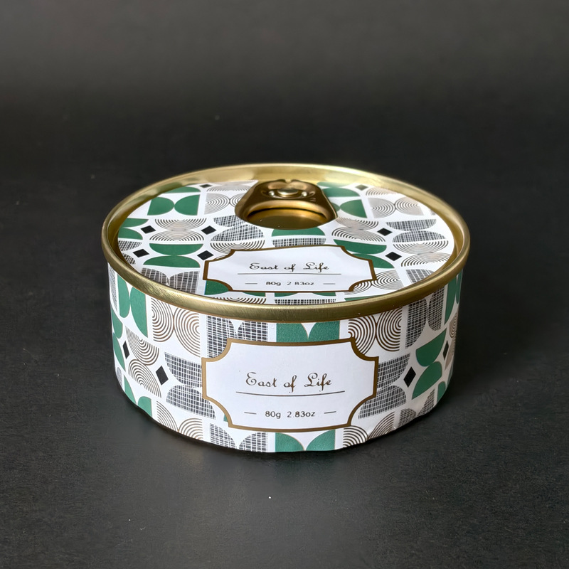 Hecho a mano cera de soja hierro puede aromaterapia vela al por mayor personalizado creativo hojalata fragancia con regalo de mano puede vela image 7