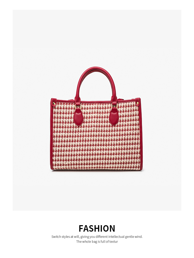 Large Women's Tote Bag For Work, Versatile Shoulder Briefcase_voghion.com