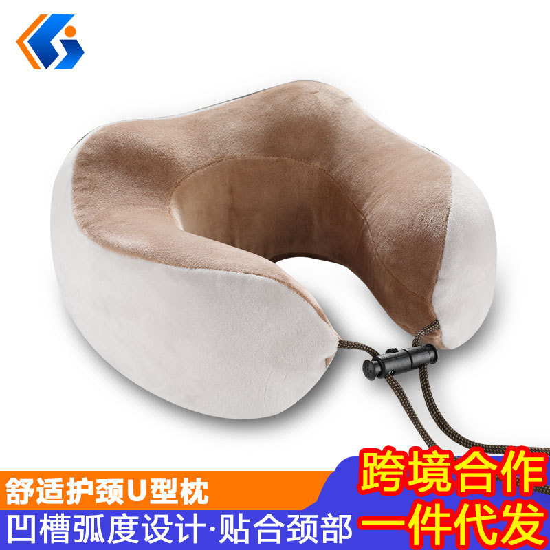 Almohada de viaje en U de espuma viscoelástica