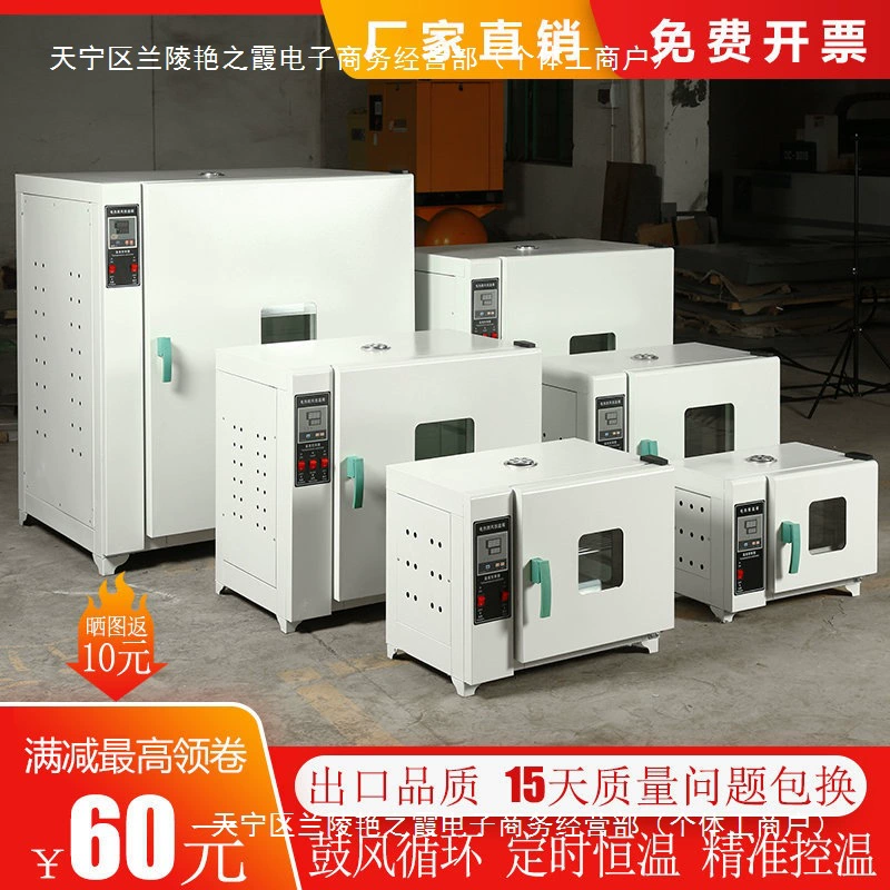 Электронагревательной термостатической воздуховодная сушильная шкафа Лаборатория Малая печь Пищевая сушилка Промышленная высокотемпературная печь сушильная шкафа