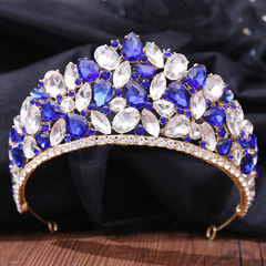 H1351歐式復古宮廷奢華生日禮物皇冠頭飾 女王新娘婚紗結婚王冠
