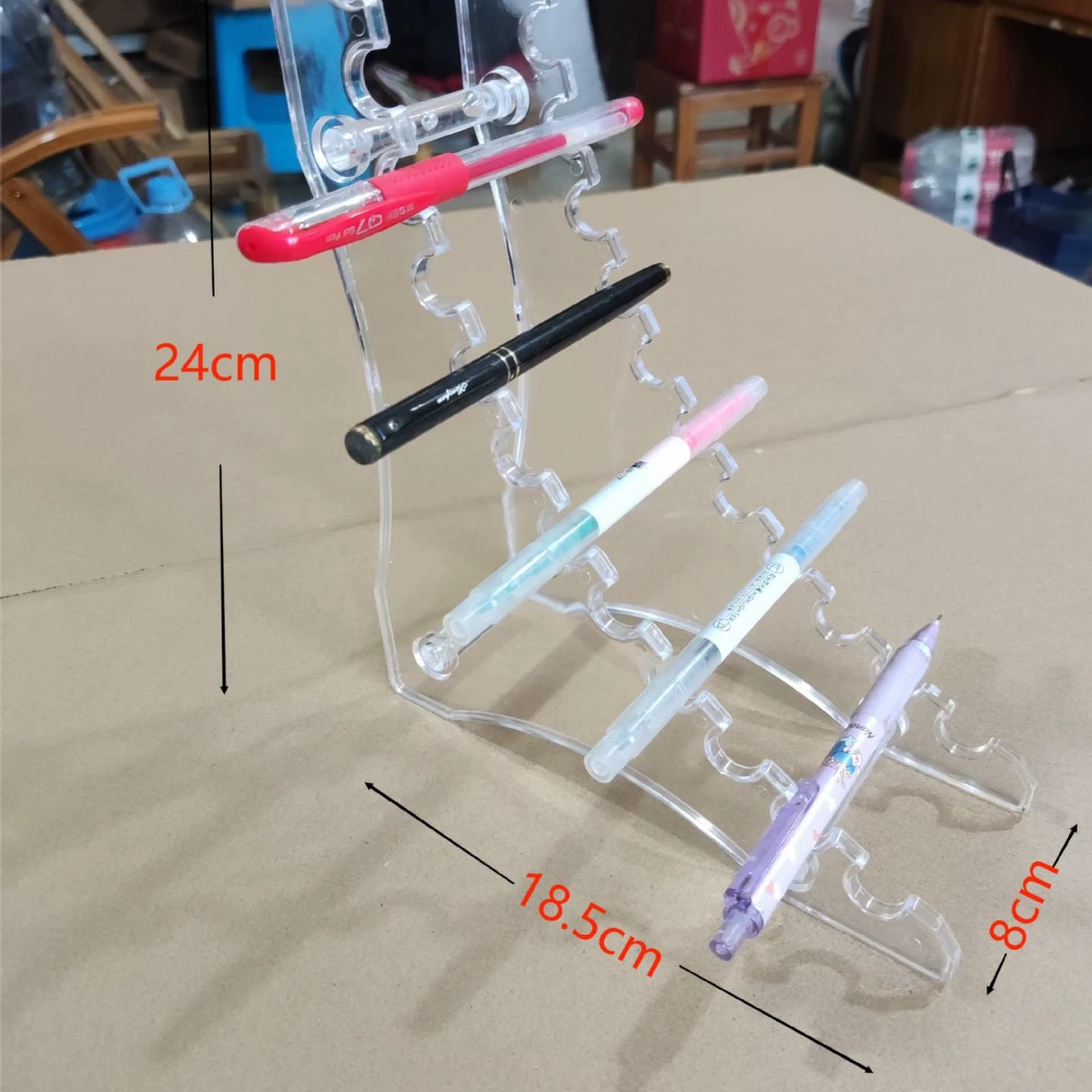 Поставка пластикового держателя для ручек, держателя для ручек, прозрачного акрила, прямых продаж с фабрики, держателя мандарина.