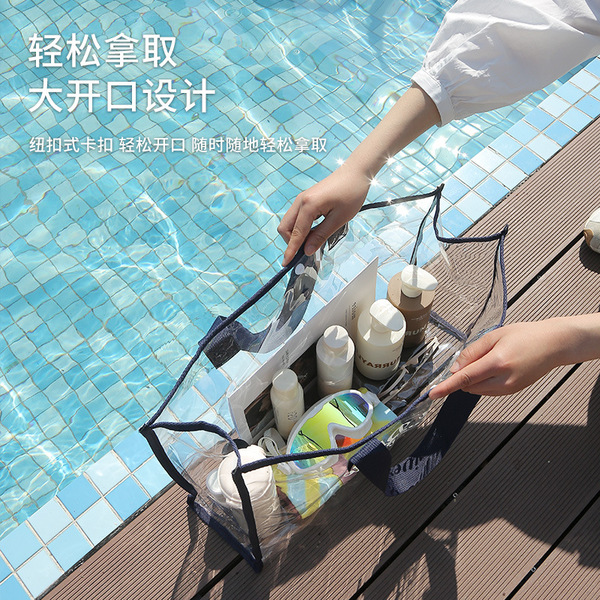 Handheld capacious waterproof beach universal organizer bag for…