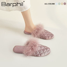 布艺拖鞋;平底拖鞋;毛毛拖鞋