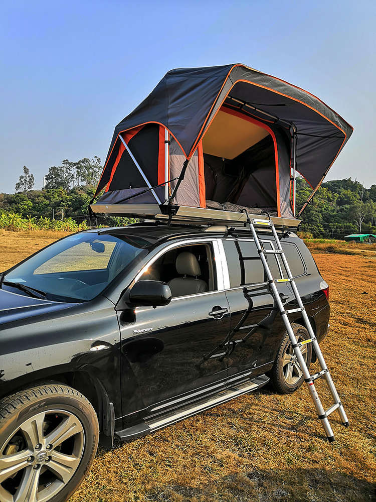Export Car Roof Tent for 3-4 People, Fully Automatic Quick-Opening Car Tent, Soft-Top Outdoor Camping Equipment Customization